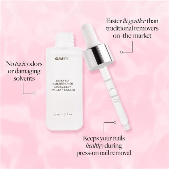 Glamnetic Press On Nail Remover | Odorless, No Acetone, Gentle Press-On Nail - Picture 4 of 7